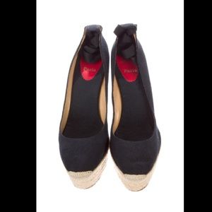 Christian Louboutin wedge heels